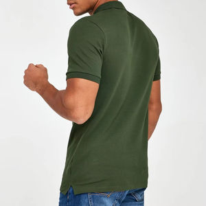 Polos de Algodón Transpirables para Hombre de la Mejor Calidad al por Mayor, Polos de Algodón Personalizados de Moda con Corte Ajustado para Hombre - Product Image 3
