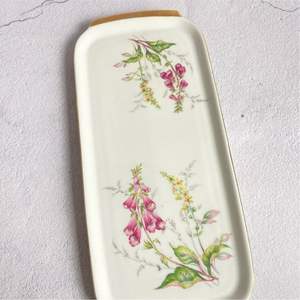 Bandeja Rectangular Decorativa de Metal con Estampado Floral para Servir, Plato Decorativo para Mesa de Centro, Cocina, Bandejas para Servir al por Mayor - Product Image 3
