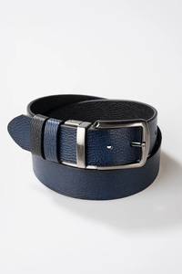 Ceintures habillées de luxe en cuir réversibles de haute qualité pour hommes, avec boucle en alliage, personnalisables, pour jeans, vente en gros OEM, disponibles - Product Image 4