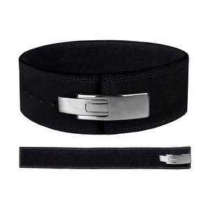 Cinturón de Levantamiento de Pesas Premium, Cinturón de Palanca Hecho de Cuero Vacuno con Hebilla para Entrenamiento de Fuerza y Potencia - Product Image 2