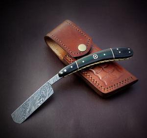 มีดโกนหนวดสแตนเลส SJ พร้อมด้ามจับพลาสติกและไม้สำหรับผู้ชาย - Product Image 4