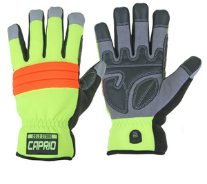 Guantes de Trabajo Mecánico Resistentes al Calor, Talla XL, Cuero Sintético Antideslizante, Puño Reforzado, Protección, Logotipo Personalizado OEM, Guantes Industriales - Product Image 1