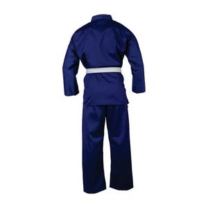 Uniforme de Taekwondo Azul Rey, Conjunto Completo de Tela Acanalada, Uniforme de Demostración de Taekwondo con Colores, Dobok Profesional - Product Image 2