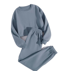 SELF INDUSTRIES Survêtement léger d'hiver pour homme, 100% coton polaire, antibactérien, tricoté, col rond, avec fermeture éclair, coupe haute - Product Image 1