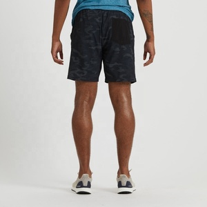 Vente en gros de shorts de gym respirants d'été à séchage rapide pour hommes, style décontracté, motif solide, pour sport, fitness, jogging, entraînement peigné - Product Image 4