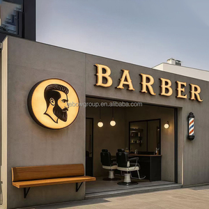 Insegna 3D Retroilluminata per Esterni con Logo Personalizzato, in Acrilico e Acciaio, con Luce LED per Negozi - Product Image 1