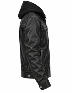 Veste en cuir pour homme de haute qualité, écologique, personnalisée, best-seller, nouvelle arrivée, légère, style streetwear d'hiver - Product Image 2