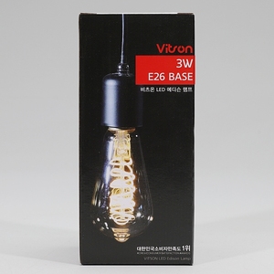 [Vitson] Anneau LED Edison de haute qualité 2200K E26 ST64 3W KOR Style 246173 - Product Image 1