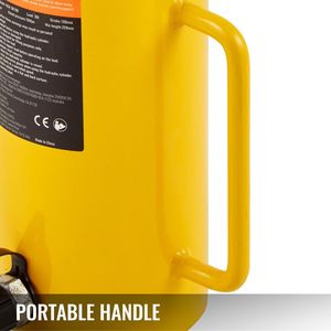 30Ton 100mm cilindro idraulico a scatto solido 4 pollici a singolo effetto portatile Jack di sollevamento industriale connettore rapido idraulico - Product Image 5