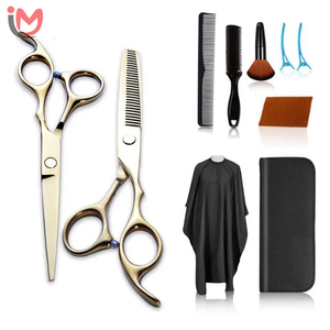 Kit de Ciseaux de Coiffure à Domicile, Tondeuse à Cheveux, Ciseaux de Démêlage et de Coupe, Ensemble de Ciseaux pour Cheveux, Kit Personnalisé pour Barbiers et Salons de Coiffure OEM - Product Image 1