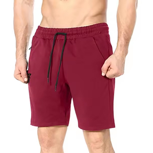 Pantalones Cortos Cargo para Hombre, Cintura Media, Cierre con Cordón, Bolsillos, Estilo Casual, Tela de Lona Transpirable, Estampado de Letras, Color Sólido - Product Image 1