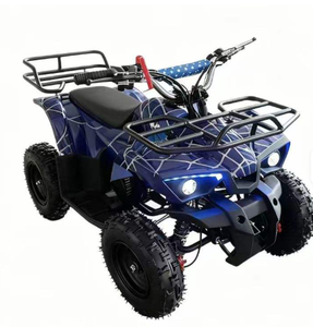 Motocicleta de Gasolina de 2 Tiempos para Jóvenes, Vehículo Todoterreno Mini de 50cc con Cadena para Niños, ATV de Carreras de 40 km/h - Product Image 3