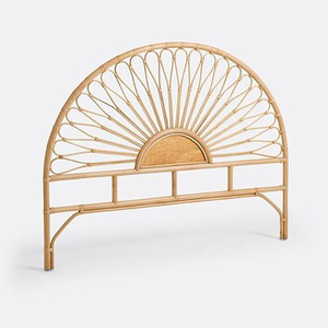 High Quality Bohemian Plant Rattan <b>Headboard</b> Wall Hanging Decoration Handmade Flower Shape Multi-Functional from Vietnam - Product Image 3