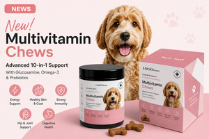 Compléments multivitaminés tout-en-un pour chiens et chats, complément alimentaire quotidien complet pour une croissance saine, une peau et un pelage sains, l'immunité et le bien-être général - Product Image 4
