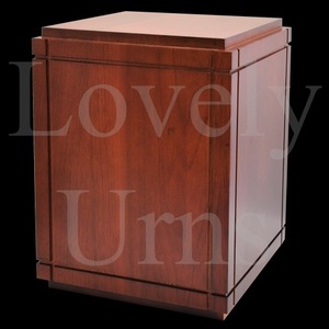 Wholesale XL MDF cremation urn with slider photo window adult <b>keepsake</b> <b>memorial</b> ashes container - Product Image 2
