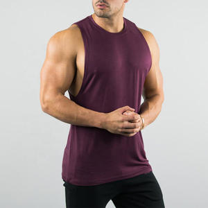 Camiseta sin mangas de entrenamiento y correr sin mangas para hombre personalizada directa de fábrica OEM cantidad precio bajo - Product Image 1