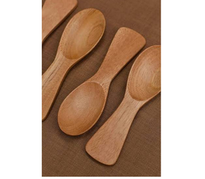 Cuchara Medidora de Madera Natural con Mango, Cuchara de Madera Ecológica para Café, Té y Polvo - Product Image 1