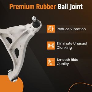 ชุดแขนควบคุมล่างด้านหน้าสำหรับ Ford F150 Mark LT ปี 2004-2008 พร้อมลูกหมาก 2 ชิ้น อะไหล่ทดแทนที่ทนทานสำหรับรุ่นปี 2005 - Product Image 3