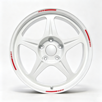 Velg Roda Tempa Regamaster EVO Style 4x100 5x114.3 15-18 Inch untuk Desmond Honda Civic Mazda Miata Toyota Corolla Nissan Silvia