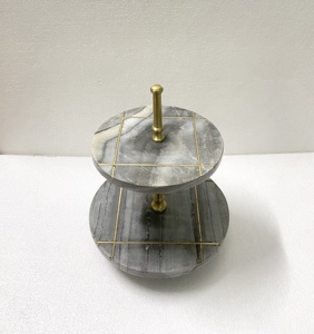 2026 Hot Selling 2 Tier Marble Cup <b>Cake</b> Display <b>Stand</b> Stone Wedding <b>Cake</b> <b>Stand</b> <b>Set</b> Mini <b>Cake</b> Pop <b>Stand</b> Marble 2 Tier <b>Cake</b> <b>Stand</b> - Product Image 3
