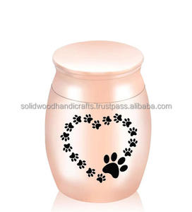 High Quality Brass Cremation Pet Memorial Urns Funeral Pet <b>Keepsake</b> Urns Burial Urns With High Quality at Low Price - Product Image 2