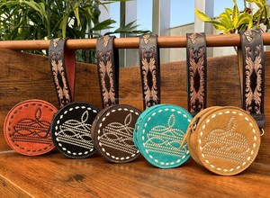 Nouveau 2024 botte point daim cuir bandoulière cantine porte-monnaie pour femmes usiné à la main bracelet changement stockage voyage portefeuilles - Product Image 4