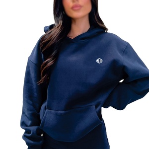 Sudaderas con Capucha Extra Grandes para Mujer al por Mayor, Logotipo Personalizado Bordado, Unisex, OEM, Marca Privada, Sudaderas Casuales de Calle para Mujer - Product Image 1