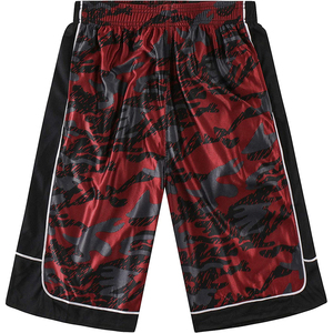 Shorts de basket-ball camouflage pour homme, taille élastique, séchage rapide, style Bermuda, imprimé par sublimation, en polyester - Product Image 1