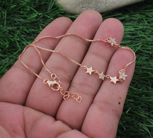 Collar con Colgante de Estrella Vintage de Plata de Ley 925, Chapado en Platino, con Circonitas Brillantes, Joyería Unisex para Aniversario - Product Image 1