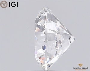 Diamant de laboratoire CVD de 3,00 carats, clarté VVS1, couleur E, forme ronde, 8,18 mm, avec certificat IGI, pour bijoux exquis - Product Image 6