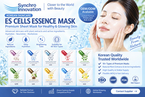 Masque facial en feuille de niacinamide GASI, masque coréen hydratant pour le soin des pores, l'hydratation, le conditionnement de la peau, soin intensif de la peau - Product Image 2