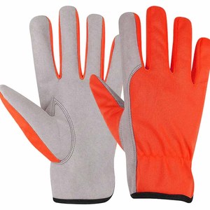 Industrial Safety Heavy Duty Synthetic Leather Mechanic <b>Gloves</b> Soft & Comfortable Hand Protection Outdoor Activities <b>Gloves</b> - Product Image 5