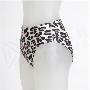 NORTH APPROACH – Bas de bikini taille haute imprimé léopard pour femme, maillot de bain extensible, coupe régulière, sous-vêtement tricoté à motifs - Product Image 3