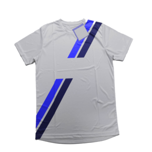 T-shirt à manches courtes pour homme, col rond, rayé, blanc, rouge, marron, coupe classique, style décontracté, 100% polyester, séchage rapide - Product Image 4