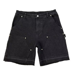 Wholesale Denim Jorts for Men Relaxed Fit Casual Jean Shorts Private Label Manufacturer - Product Image 1