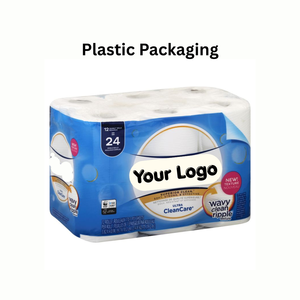 Sacs en plastique imprimés sur mesure OEM ODM pour papier toilette fabriqués par un fabricant de PE, usine d'emballage flexible, exportation - Product Image 1