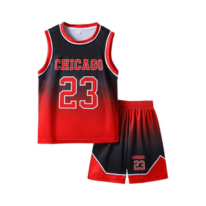 Uniforme de Baloncesto con Acabado Brillante, Unisex, Ligero, Personalizado, Transpirable, Conjunto de Camiseta y Pantalones Cortos de Malla - Product Image 1