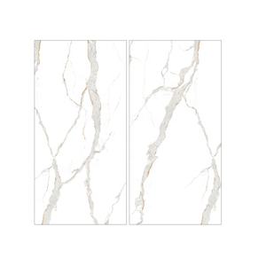 Carreaux de mur de sol polis blancs en porcelaine de grande taille 1600x3200 directe d'usine pierre frittée classique moderne grande dalle de qualité supérieure - Product Image 6