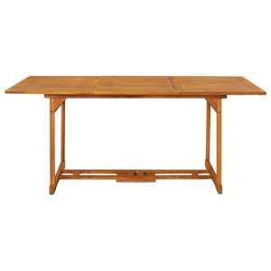 Mesa de Comedor Rectangular de Madera Rústica Resistente, Muebles para el Hogar Elegantes y Duraderos - Product Image 2