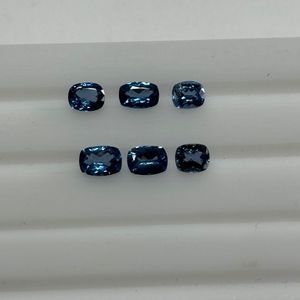 Spinelle bleue cobalt naturelle de qualité supérieure, taille coussin, 1 à 2 carats, non chauffée, provenance Tanzanie, excellente qualité, vente en gros - Product Image 1