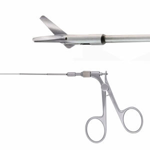 Stainless Steel Manual Semi-Rigid Scissor Forceps | Laparoscopy Instruments | CE Certified Gynecology Tools By <b>Blush</b> Surgical - Product Image 5