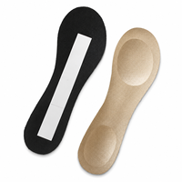 Semelles intérieures pour chaussures 3/4 longueur, haute élasticité, nouveau design 1CM, confortables, en mousse ultra-douce, auto-adhésives, antidérapantes, avec soutien de la voûte plantaire