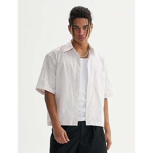 Wholesale Men Plaid Shirt Short Sleeve Casual <b>Check</b> Shirt Lightweight Cotton Button Up OEM Factory Price - Product Image 3