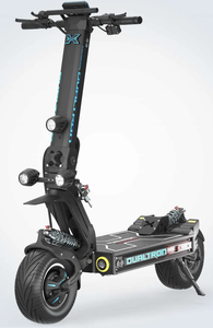 MEILLEURE OFFRE Trottinette Électrique Pliante à Double Moteur avec Suspension, Style Skateboard, Noire, pour les Déplacements Quotidien - Product Image 5