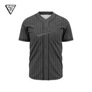 Camiseta de Béisbol Personalizada con Transferencia Térmica, 100% Poliéster, Ligera, Transpirable, de Secado Rápido, que Absorbe la Humedad, Talla Grande, Unisex, para Verano - Product Image 5