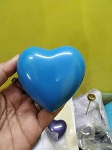 Black Heart Shaped Cremation Urn with Metal Stand for <b>Pet</b> <b>Ashes</b> Custom Design Classic <b>Keepsake</b> Heart Urn - Product Image 4