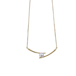 Collar con Colgante de Perlas de Agua Dulce de Lujo, 7-8 mm, Temperamento Femenino, con Cadena de Clavícula S925 - Product Image 5