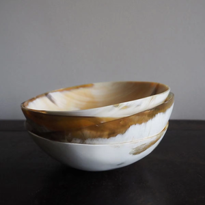 Bol décoratif en corne polie pour centre de table, bol en corne de buffle naturelle de qualité supérieure pour le marché d'exportation à prix avantageux - Product Image 1