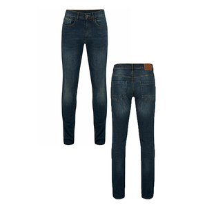 Jean en denim pour homme, taille haute, coupe droite, tricoté, lavable, écologique, séchage rapide, décontracté, long, qualité supérieure, Fourniture ODM - Product Image 1