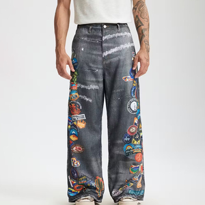 Custom Streetwear Vintage Raw Red Tornado Selvedge <b>Jeans</b> Denim Pants Baggy Fit Men Trouser Men's Raw Denim <b>Jeans</b> Whole Sale 2024 - Product Image 3